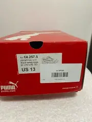 PUMA Athletic Shoe, 13, EE, Men's, Black, Composite Toe Type, NEW