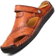 [Generic] Men's Leisure Slippers Outdoor Red brown 45
