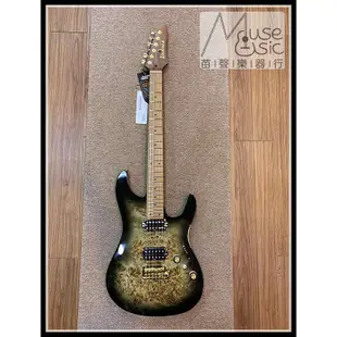 【苗聲樂器Ibanez旗艦店】Ibanez Premium AZ242PBG 黑色小搖座電吉他