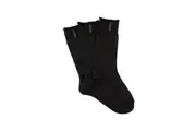 3 x Bonds Explorer Original Crew Wool Blend Socks Black