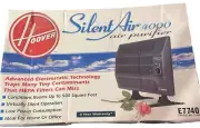 Hoover "Silent Air 4000" Air Purifier NIB Black E7740 SA4000 Silent Air Ionic!!!