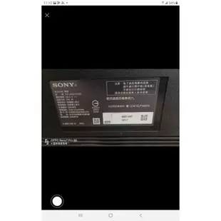 二手中古索尼Sony49吋4K 聯網電視，2017製，無傷無瑕疵，無維修紀錄，型號KD-49X7000E 保固3個月，