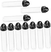 HEALLILY Plastic Storage Tubes Reusable Storage Tube Lids Airtight Containers for Small Items