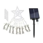 Christmas Solar String Lights Star Waterfall - 350Led