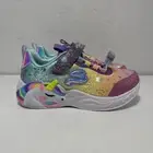 Skechers Twinkle Toes Unicorn Dreams Kids Sz 12.5 Hook And Loop Sneakers Lace Up