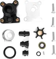 Zohisin Water Pump Impeller Repair Kit High Quality Rubber And ABS Material Stable Performance Long Service Life Easy To Install Fit For Johnson Engine Pumps 9 9hp And 15hp 1974