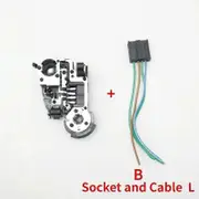 Rear Light Bulb Connector Board Break Lamp TailLight Holder Socket For BMW 3 Series 316 320 328 F30 F35 F80 M3 2013-2015 B Socket and Cable L