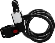 TOBBOMEY Bicycle Cable Lock Bicycle Locks Cable Locks Bike Lock with Key Motorcycle Chain Lock Cable Bike Lock Bike Chain Lock Ebike Lock Combination Bike Lock Electric Bike Lock Bike Locks