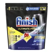46pc Finish Powerball Ultimate Pro All In 1 Dishwasher Dish Cleaning Tablets