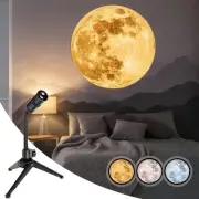 Moon Lamp Projector Night Light,360 Degree Moon Projection Light USB Powered