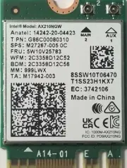 Intel Wi-Fi 6E AX210.NGWG M.2 2230 Adapter vPro bluetooth