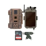Muddy Mitigator Cellular 24MP Imaging Trail Camera with 80 Feet Detection Bundle