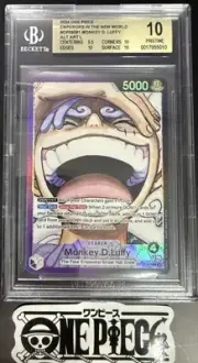 BGS 10 One Piece OP09-061 L* Monkey.D.Luffy Alt Art - English - Graded