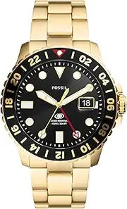 Fossil Blue Gold Analog Watch FS5990