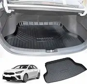 X-CAR Heavy Duty Cargo Waterproof Rubber Mat Boot Liner Luggage Tray for Kia Cerato Sedan 2018-2024