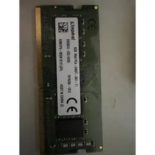 kingston PC4-2400T 1RX8 DDR4-2400 DDR4 8GB 8G(雙面顆粒)