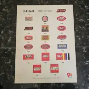 Lego 90th Anniversary Art Print Poster 90 Years Of Play 5007504 11.5 X 15.5 Inch