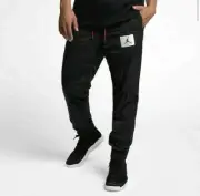 Nike Air Jordan Wings Of Flight BV1136-010 Woven Pants Retro 4 Mens Black Red IV