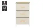 Ovela 3 Drawer Storage Chest (Beige), Dressers & Chests of Drawers, Furniture