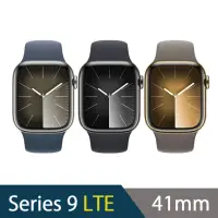 在飛比找momo購物網優惠-【Apple】Watch Series 9 41公釐不鏽鋼錶