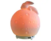 S11 Planet Cute Rabbit Shape Wireless Bluetooth Speaker with Radio Outdoor Subwoofer Music Player Colorful Lights for Hiking