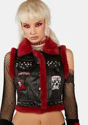 [Current Mood] Mortal Dilemma Vegan Leather Vest
