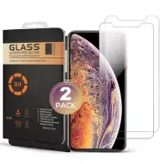 4 Pack Tempered Glass for Iphone XR XS MAX X 8 Plus 7 Plus Screen Protector