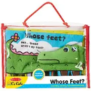 Melissa & Doug K's Kids Whose Feet? Soft Activity Book