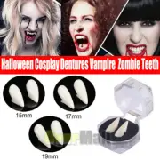 Reusable Vampire Teeth Fangs with Adhesive for Adults and Kids Halloween Cosplay