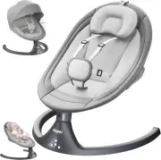 Baby Swing for Infants to Toddler,Electric Portable Baby Swing and Bouncer 3 Sea