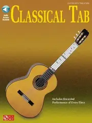 Classical Tab Sheet Music Guitar Book and Audio NEW 000114447