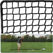 Golf Practice Net Golf Ball Hitting Netting,Heavy Duty Nylon Golf Sports Netting Barrier Nets (NET ONLY) 10x10ft/10x15ft/10x20ft