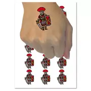 Roman Soldier Centurion Sword Shield Temporary Tattoo Water Resistant Set