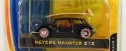 Jada V Dubs Wave 1 Meyers Manxter 2+2 Manx Dune Buggy w/ Surfboards Black 1:64 Y