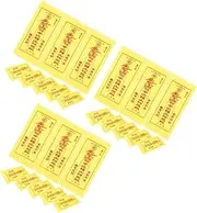 jojofuny 3sets Spell Rug Automotive Counter Golden Neon Lights Throw Blanket Luck Plant House Bells Cool Cute Decorations Bling Battery LED Strip Lights Off Home Satin Yellow 100pcs*3