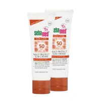 在飛比找momo購物網優惠-【SEBAMED 施巴】SPF50防曬保濕乳液150ml/防