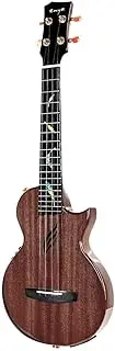 Enya Feather Solid Mahogany Tenor Ukulele - Black