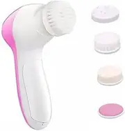 HONMEET 1pc Electric Face Sc Brush with 5 Brush Heads Deep Pore Cleansing for Women Men Gentle Cleansing Brush