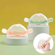 Baby Teething Toys for 0-12 Months, 2 Packs Food Grade Silicone Penguin Teethers - Anti Dropping Wrist Hand, UV Dustproof, BPA Free - Newborn Infant Learning Developmental Toys