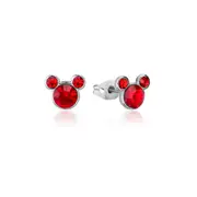 Couture Kingdom Disney Mickey Mouse Birthstone SS 12mm Stud Earrings July