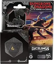 Dungeons & Dragons Honor Among Thieves D&D Dicelings Displacer Beast Collectible D&D Monster Dice Transforming Giant d20 Action Figures Role Playing Dice