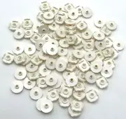 Lego 100 New White Tiles Round 2 x 2 with Open Stud Pieces