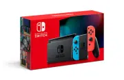 Nintendo Switch Console with Neon Blue & Red Joy-Con touchscreen 4-9 batterylife