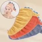Absorbent Dinosaur Hair Dryer Hat Wrap Towel Dry Hair Cap New Cartoon Towel