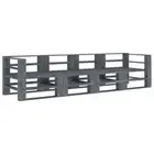 4-Seater Outdoor Pallet Lounge Set Garden Patio Sofa Bench Chairs Pine Wood Grey