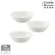 【美國康寧 CORELLE】純白300ml沙拉碗-3入組_廠商直送