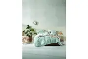 Nimes Quilt Cover Set (Sky) - Super King