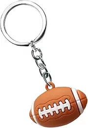 Sports Ball Keychain, Football Keyring | Footballs Charm Ball Keychain, Creative Basketball Keychain for Kids and Girls, Handbags, School Reward, Rugby, Siehe Beschreibung
