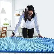 DMI Foam Mattress Topper, Egg Crate Foam Pad, Mattress Pad and Bed Topper for Support, Air Circulation, Pressure Relief and Weight Distribution, Hospital Size Mattress, 33 x 72 x 4