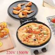 New 1500W 220V Electric Pizza Maker Cooker Oven With Timing Temperature Control